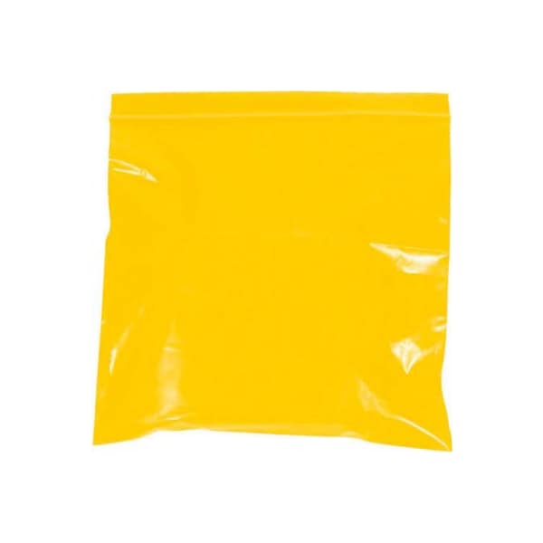 Box Packaging Reclosable Poly Bags 4W x 6L 2 Mil Yellow 1000/Pack PB3565Y - main